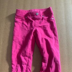 Hot pink jeggings